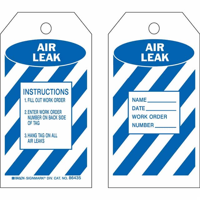 86497 B837 7X4 BLU/WHT 2-SIDED 10/PK