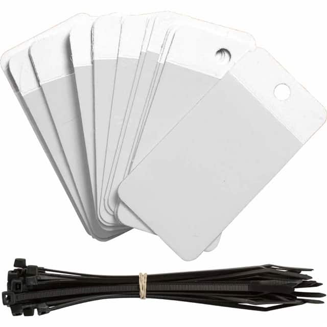 102015 POLY SELF LAM TAG 2.5X4 BLANK WH