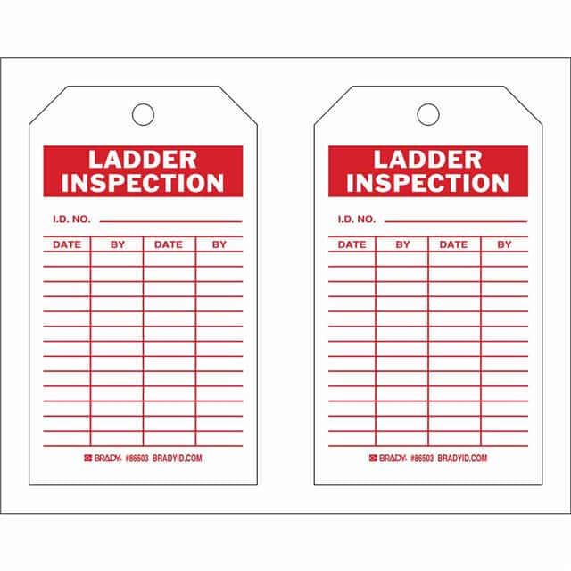 86503 B837 7X4 RED/WHT 2-SIDED 10/PK