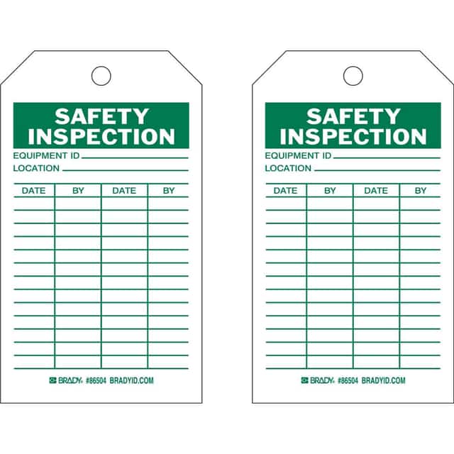 86504 B837 7X4 GRN/WHT 2-SIDED 10/PK