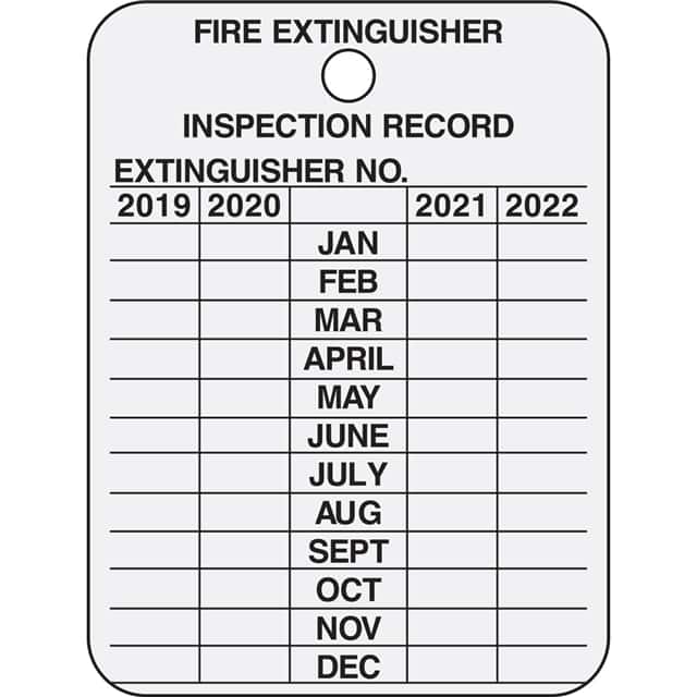 103632 TAGS, INSPECTION, 4 YEAR METAL 1