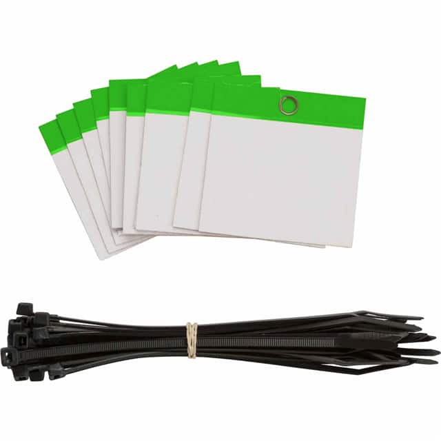 102006 POLY SELF LAM TAG 3X3 BLANK GRN