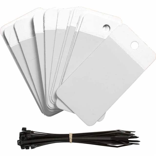 102009 POLY SELF LAM TAG 3.25X5 BLANK W