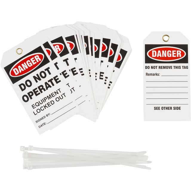 TG027E PRINZING DANGER TAG - PACK OF 25