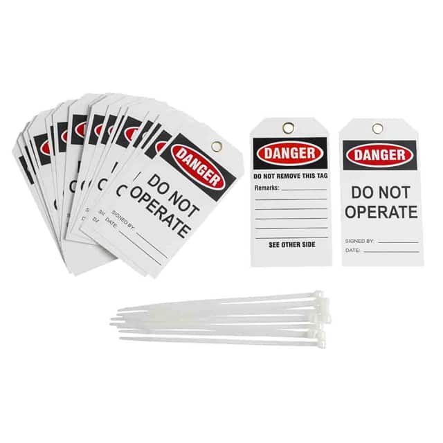 TG035E PRINZING DANGER TAG -PACK OF 25