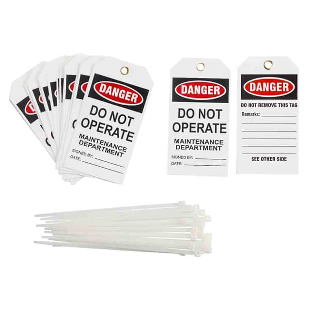 TG002E PRINZING DANGER TAG - PACK OF 25