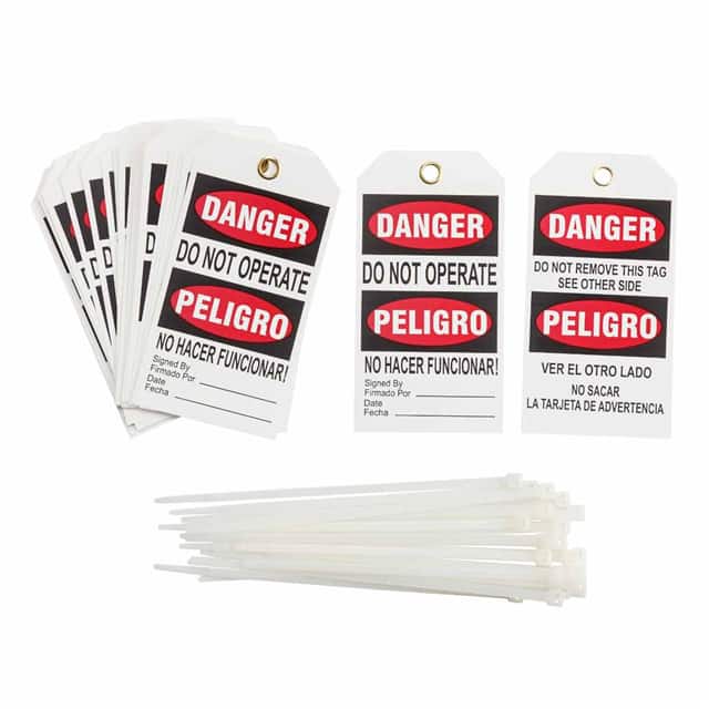 TG400B PRINZING BILINGUAL DANGER TAG -