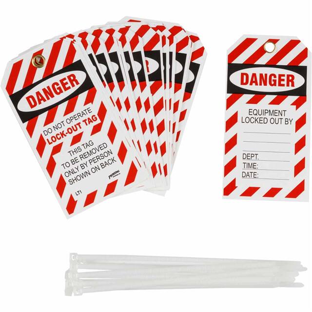 LT25 PRINZING LOCKOUT TAGS 25EA/PAC