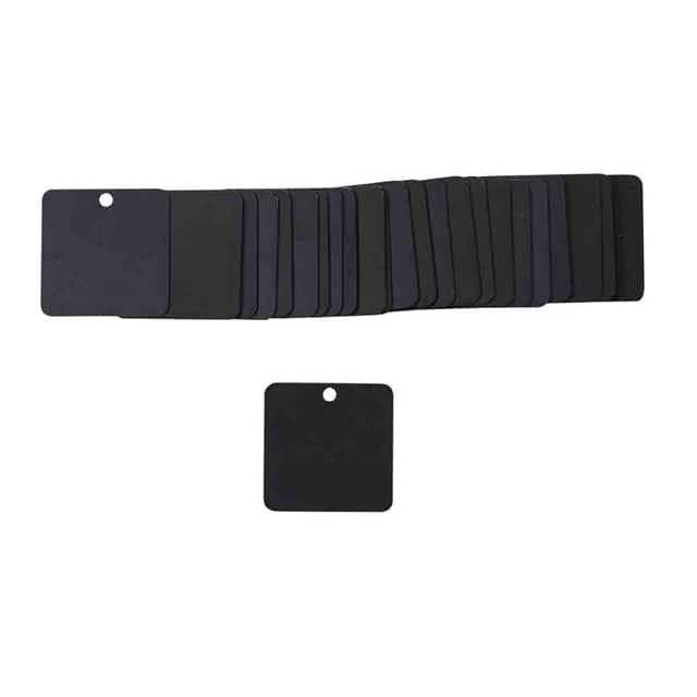 87637 ALUM VALVE TAG,2.0" SQUARE, BLAC