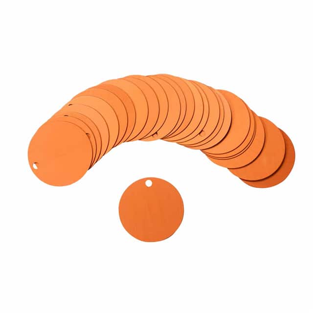 87611 ALUM VALVE TAG,2.0" ROUND, ORANG