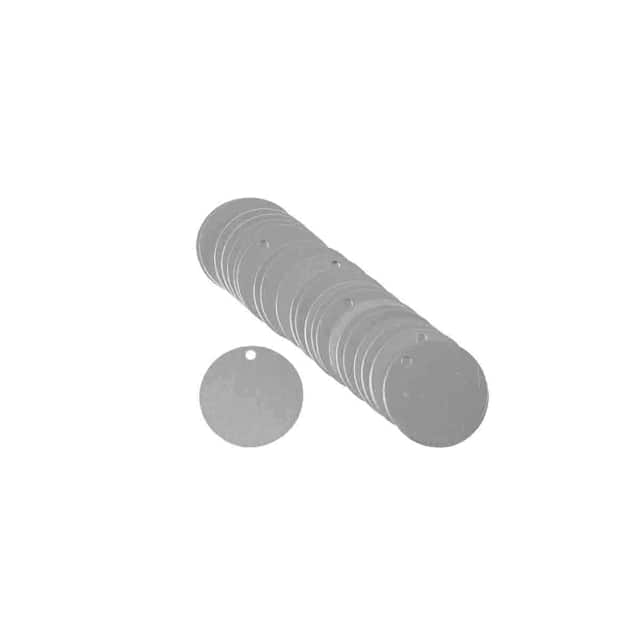 49909 STOCK BLANK ALUMINUM VALVE TAG
