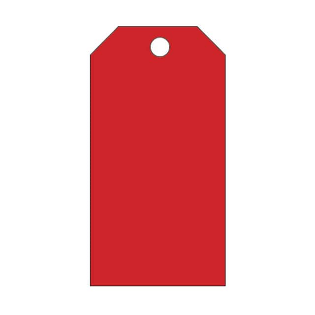 PVT-179-Q TAG ID RATINGS 5.75"X3" RED