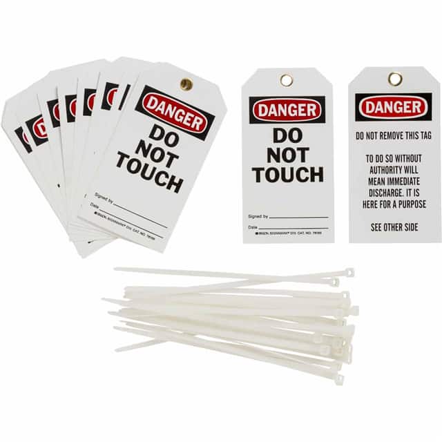 76189 B851 5.75X3 BK/RD/WH 2-SIDE REV