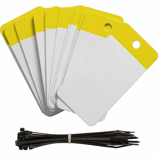 102010 POLY SELF LAM TAG 3.25X5 BLANK Y