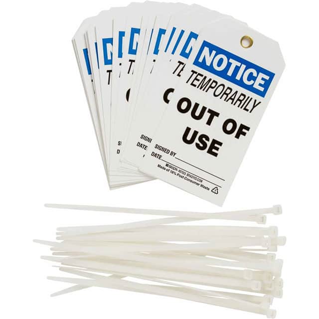 87003 B851 5.75X3 BLK/BLU/WHT 25/PK