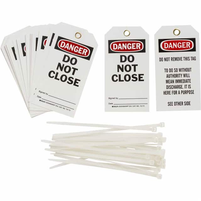 76173 B851 5.75X3 BK/RD/WH 2-SIDE REV