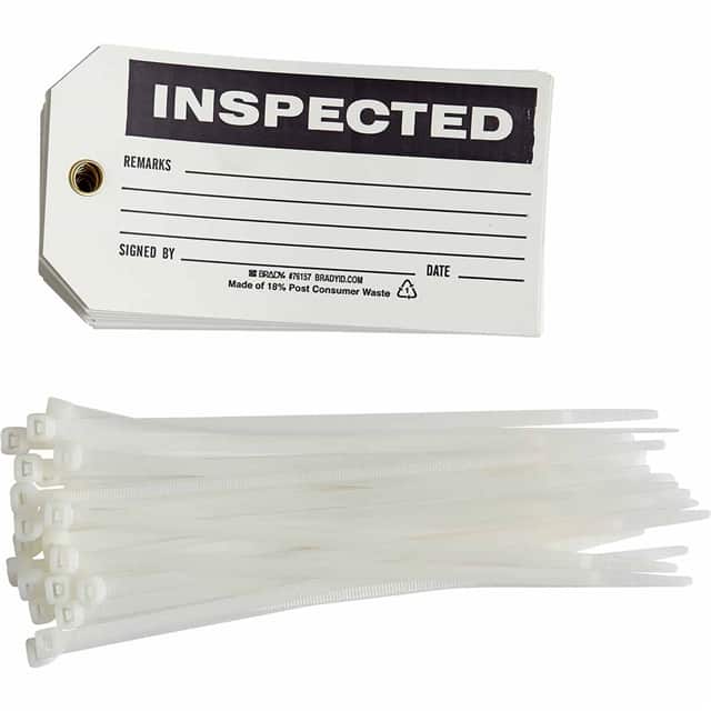 76157 B851 5.75X3 BLK/WHT 1-SIDED 25/P