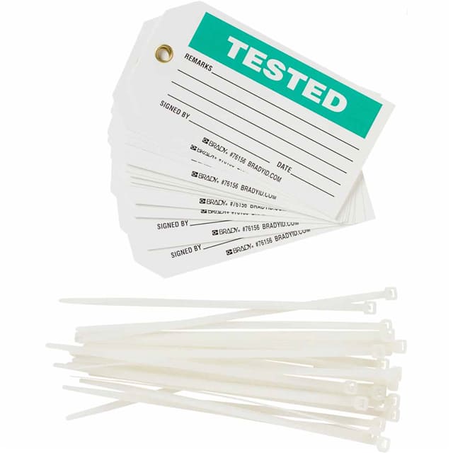 76156 B851 5.75X3 BLK/GRN/WHT 1-SIDED