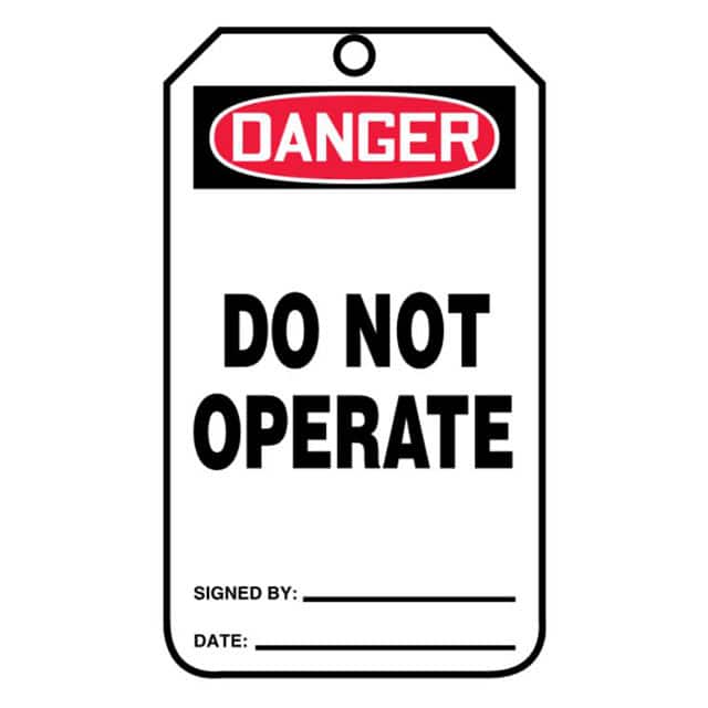 PVT-1017-Q TAG 5.75"X3.25" RED/BLACK/WHITE