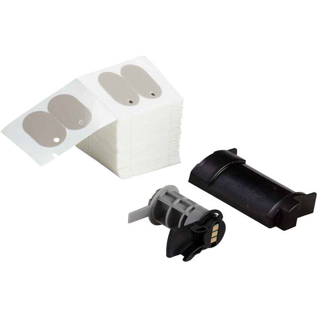 PTL-111-145FR-GY TAG, 0.758 IN H X 1.206 IN W