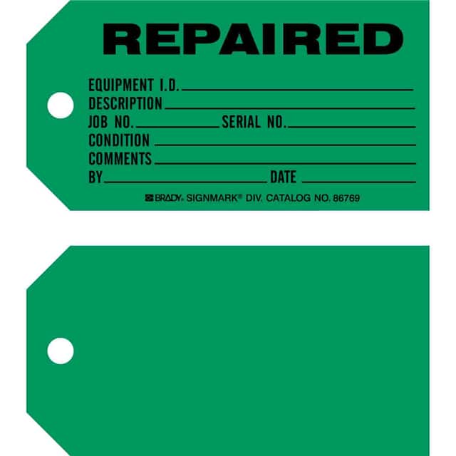 86778 B853 5.75X3 BLK/GREEN 1-SIDE 100