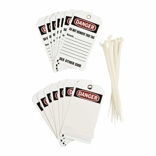 76192 B851 5.75X3 BK/RD/WH 2-SIDE 1-FL