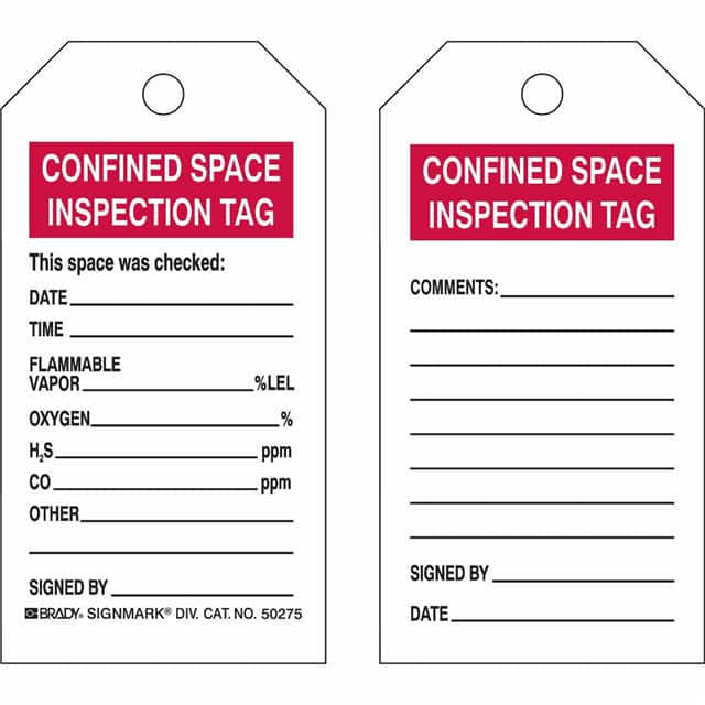 50275 B837 5.75X3 BLK/RED/WHT 2-SIDED