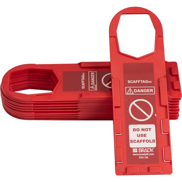SCAF-STH146 SCAFFTAG HOLDERS 11 3/4X3.5 RED