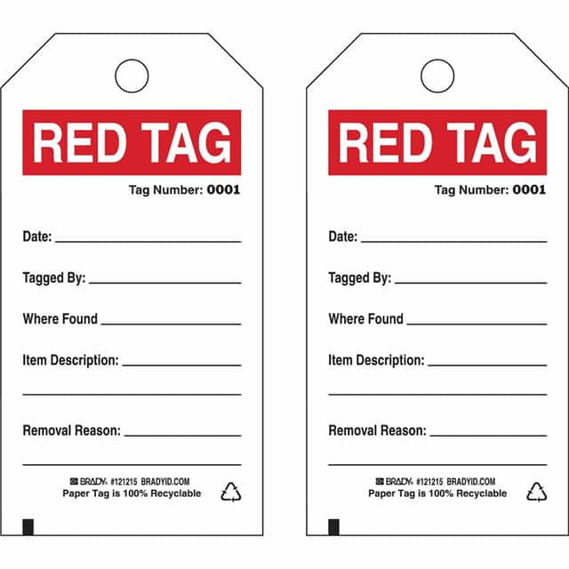 121215 B853 5.75X3 RED/BLK/WHT 2-SIDED