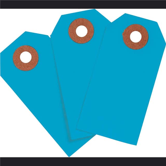 102089 BLNK CRD BLU TAG 3.25"X1.625"100