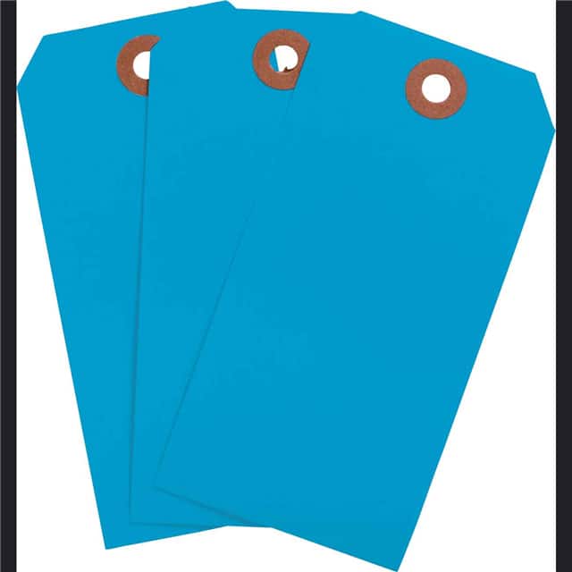 102091 BLNK CRD BLU TAG 4.25"X2.125"100