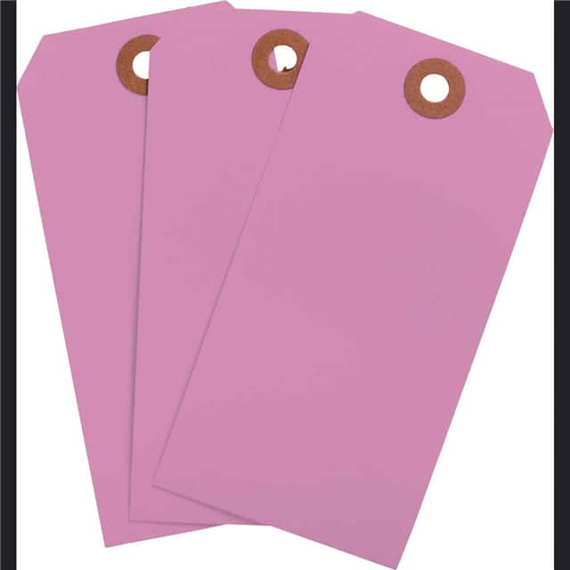 102123 BLNK TAG CRD PINK 4.25"X2.125"10