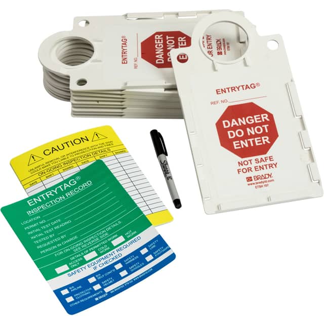 ENT-ETSH157A ENTRY TAG 10 HOLDERS,10 INSERTS,