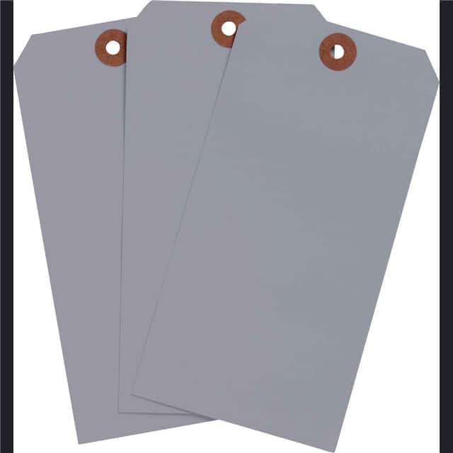 102111 BLNK CRD GRY TAG 6.25"X3.125" 10