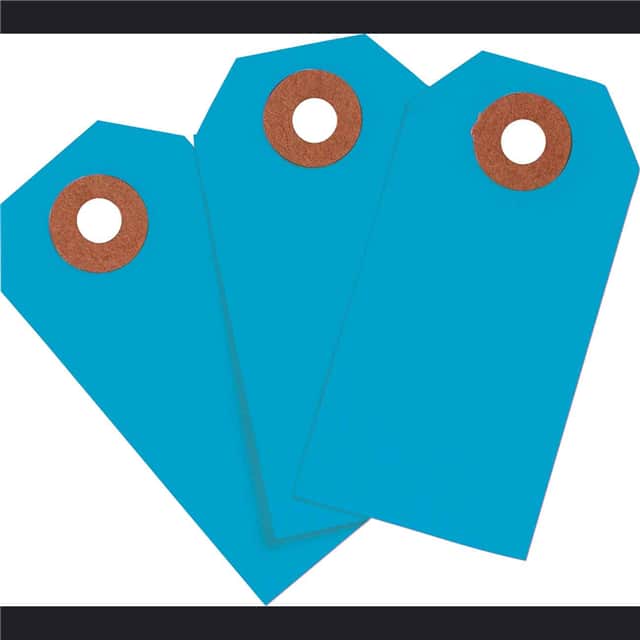 102090 BLNK CRD BLU TAG 3.75"X1.875"100