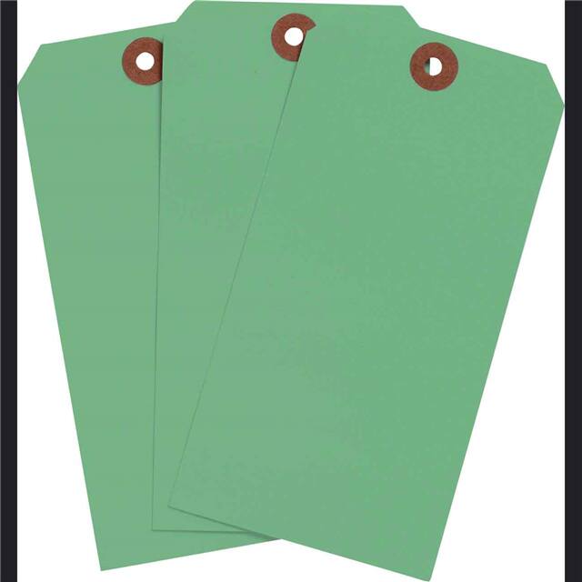 102119 BLNK TAG CRD LGRN 6.25"X3.125"10