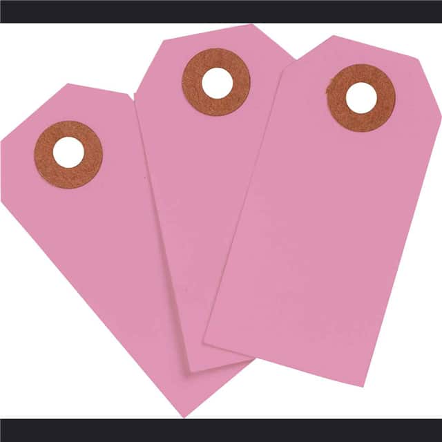 102122 BLNK TAG CRD PINK 3.75"X1.875"10