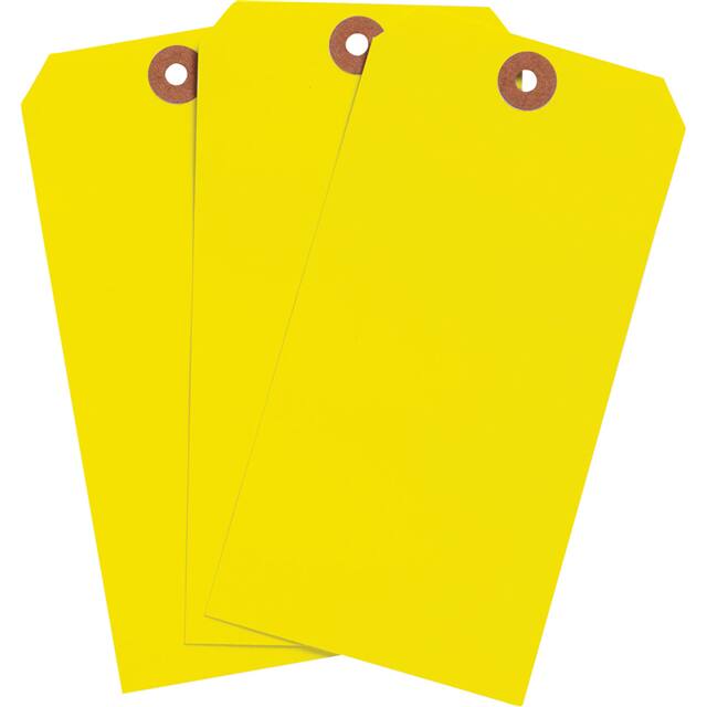 102143 BLNK TAG CRD YEL 6.25"X3.125" 10