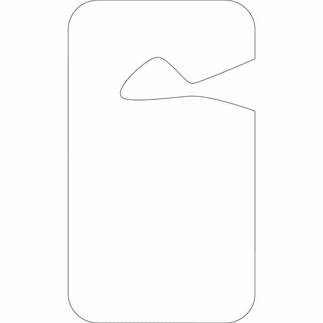 103661 BLANK 2-3/4"X4-3/4" REARVIEW T