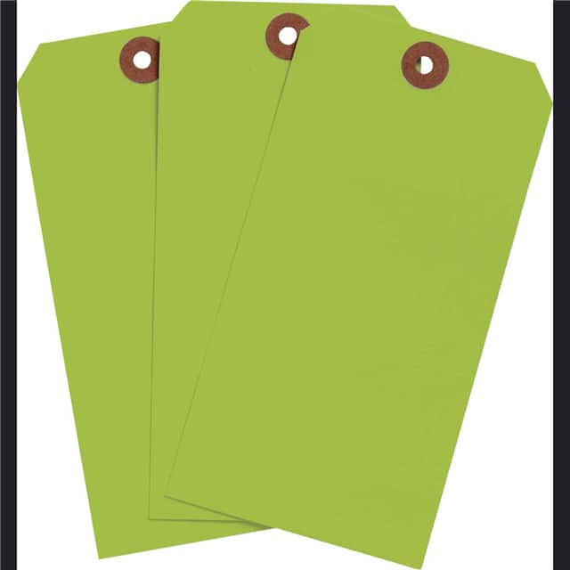 102070 BLNK TAG FLR GRN 5.75"X2.875" 10
