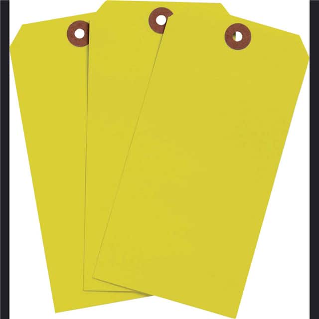 102078 BLNK TAG FLR YEL 5.75"X2.875" 10