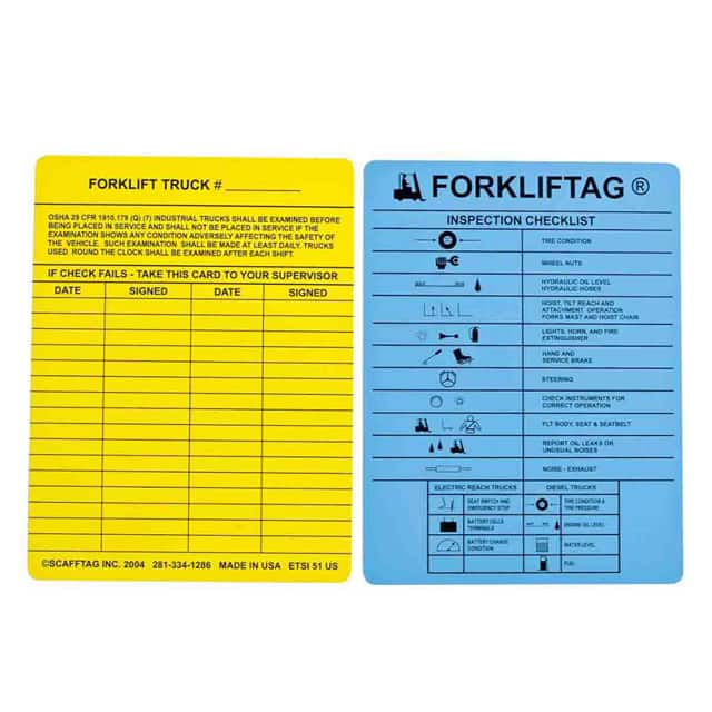 FLT-ETSI51 FORKLIFT INSERTS 5.75X7 5/8 BLUE