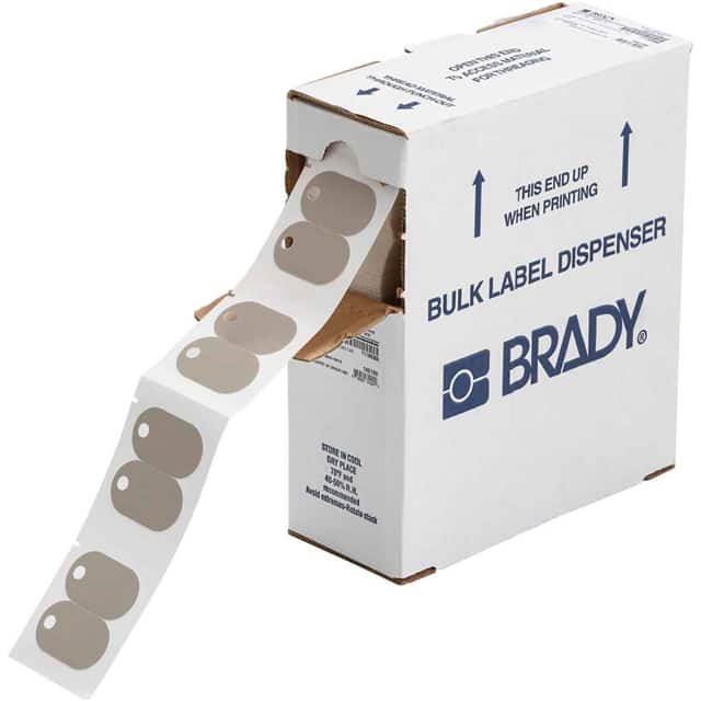 BM71-110-145FR-GY TAG, 1 IN H X 1.75 IN W