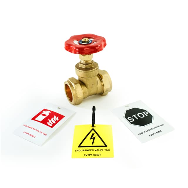 EVTP1-6050TY TIE-ON VALVE TAG