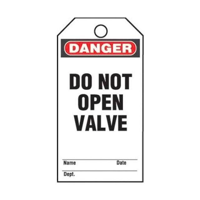 PVT-150R TAG ID RATINGS 5.75"X3" BK/RD/WT