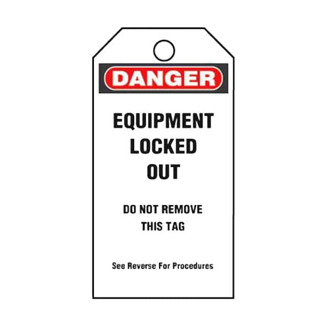 PVT-160-Q TAG ID RATINGS 5.75"X3" BK/RD/WT