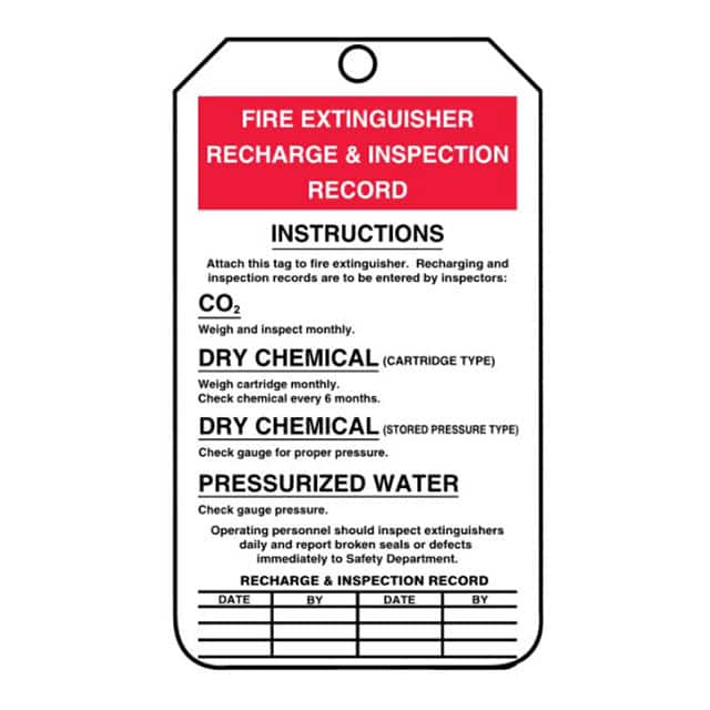 PCT-1048 TAG 5.75"X3.25" RED/BLACK/WHITE