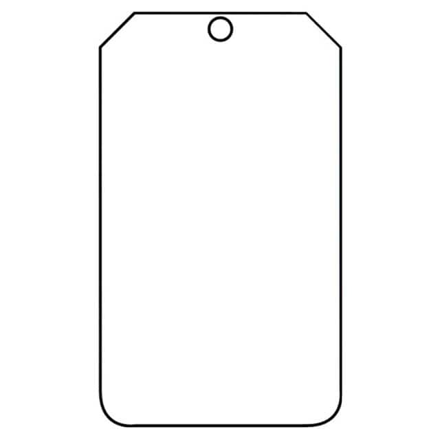 PST-1028-Q TAG, BLANK, WHITE
