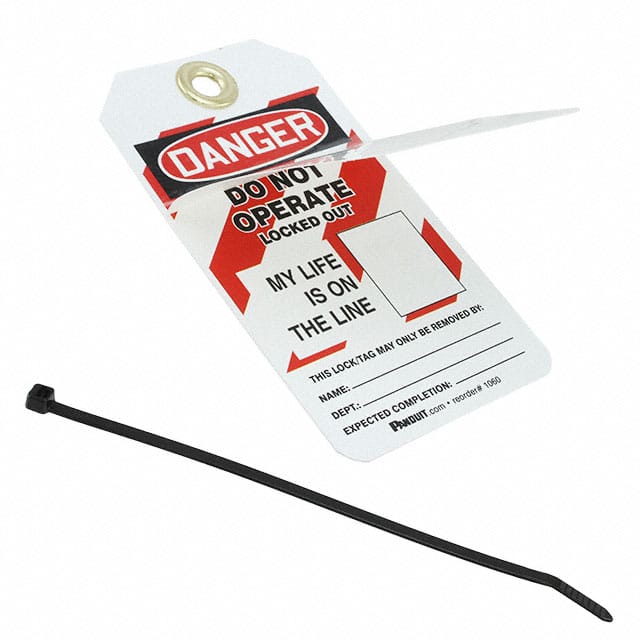 PST-1060 TAG 5.75"X3.25" RED/BLACK/WHITE