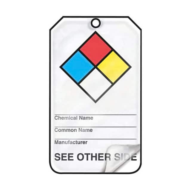 PST-1118 TAG 5.75"X3.25" RED/BLUE/YL/BK/W